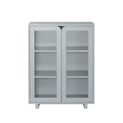 1898 Vitrinas Y Gabinetes|Vitrinas Y Gabinetes<Vitrina Vidja bajo, Grey Gris