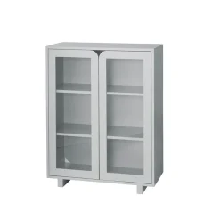 1898 Vitrinas Y Gabinetes|Vitrinas Y Gabinetes<Vitrina Vidja bajo, Grey Gris