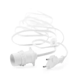 Watt & Veke Cables Y Suspensiones Para Lámparas<colgante de lámpara E14 3,5 m, White Blanco