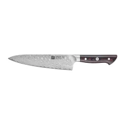 Zwilling Cuchillos De Chef<Tanrei cuchillo de chef Gyutoh 20 cm, Acero damasco-negro Plateado